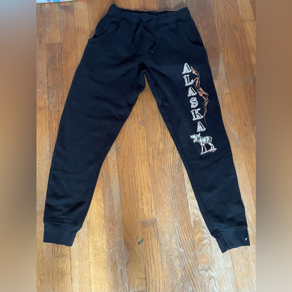 Medium black sweatpants from PacSun